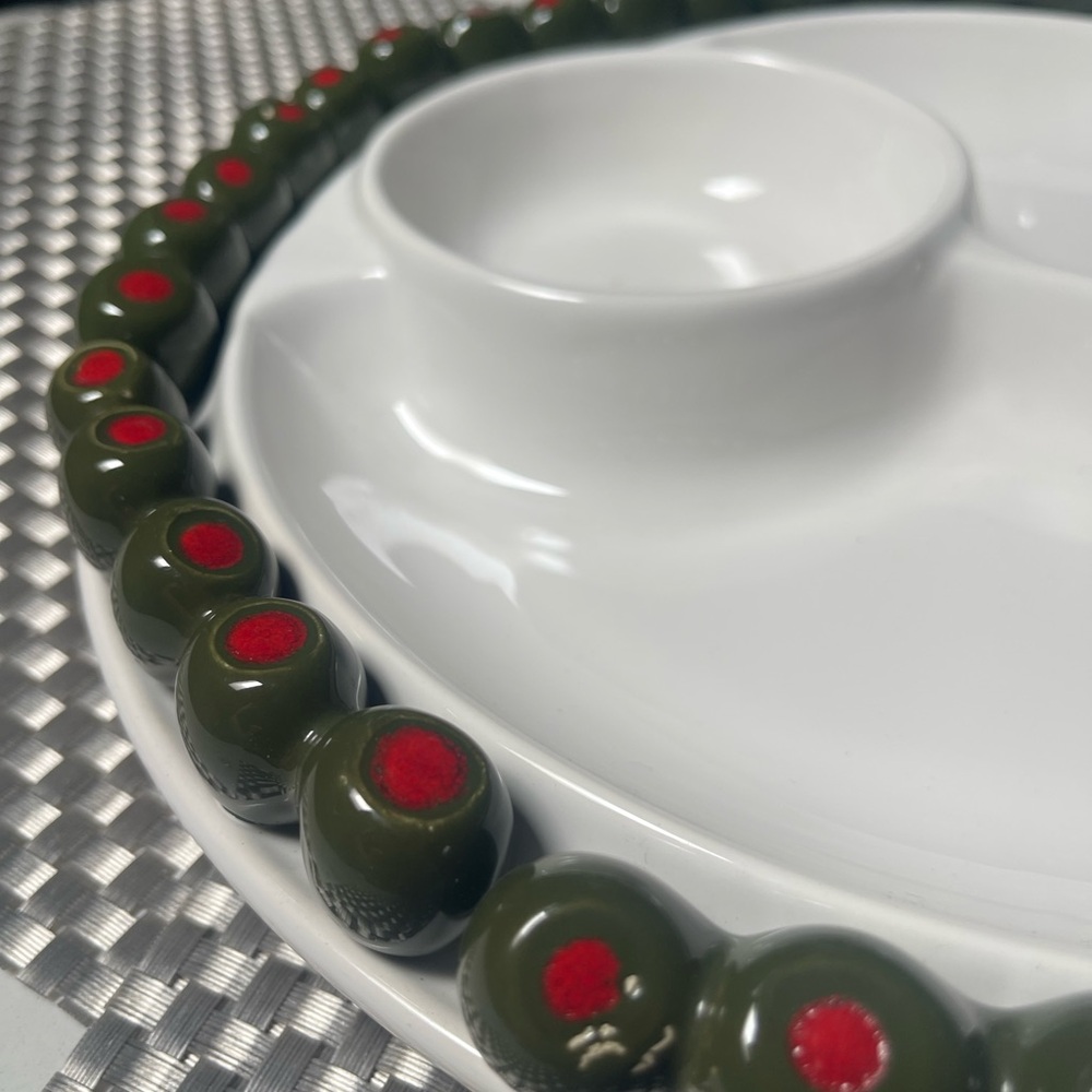 A Santos - Portugal  12” Ceramic Appetizer Dish/Platter